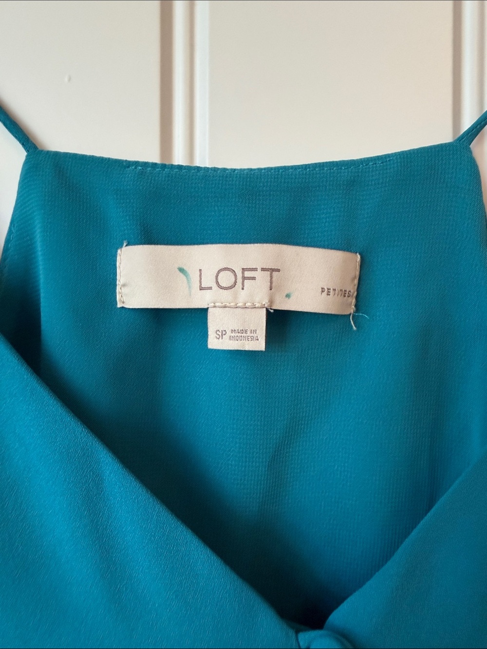 Loft Teal Tank Top - Picture 2 of 7